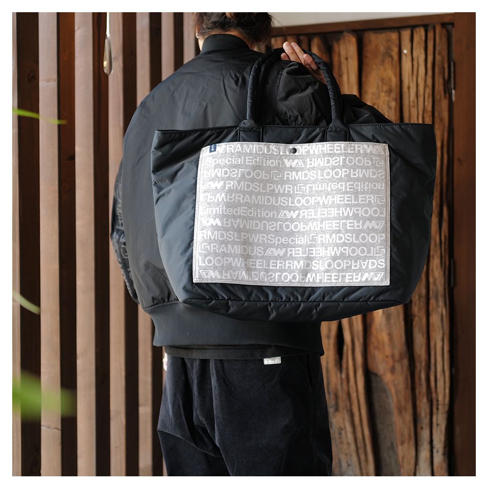TOTE BAG (XL) 【LOOPWHEELER × RAMIDUS】