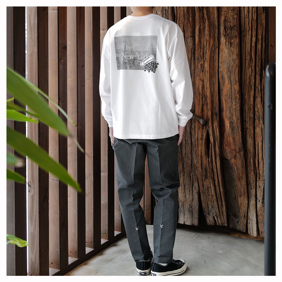 GX-A23-LT-04 LONG SLEEVE T-SHIRT WHITE - S