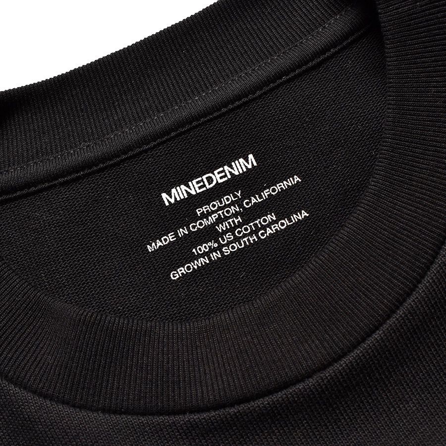 Heavy weight Loose Fit L/S T-SH Black