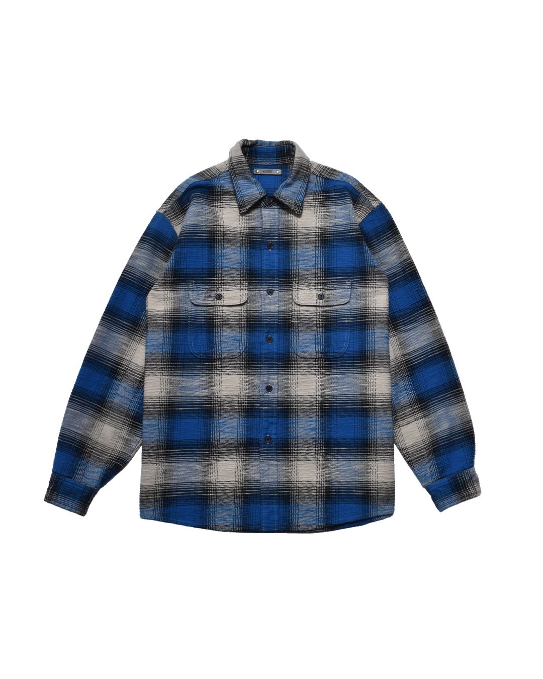 Heavy Cotton Flannel Ombre Work Shirt   BPT