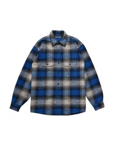 Heavy Cotton Flannel Ombre Work Shirt   BPT