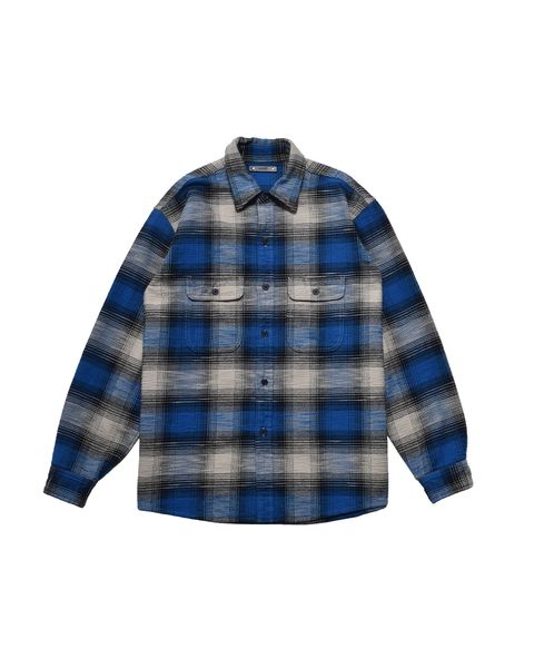 Heavy Cotton Flannel Ombre Work Shirt   BPT