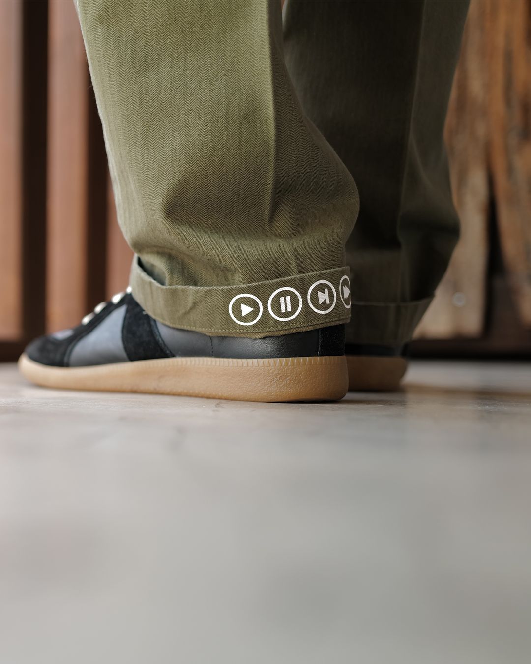 CHINO PANTS (TYPE-XF)  OLIVE