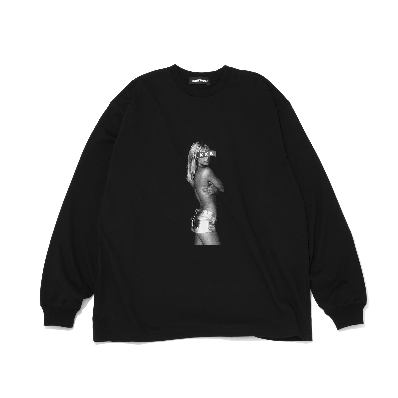 GX-A26-LT-04   LONG SLEEVE T-SHIRT   BLACK