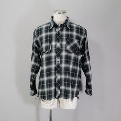 【Rafu】 Antiqued shirt  Black
