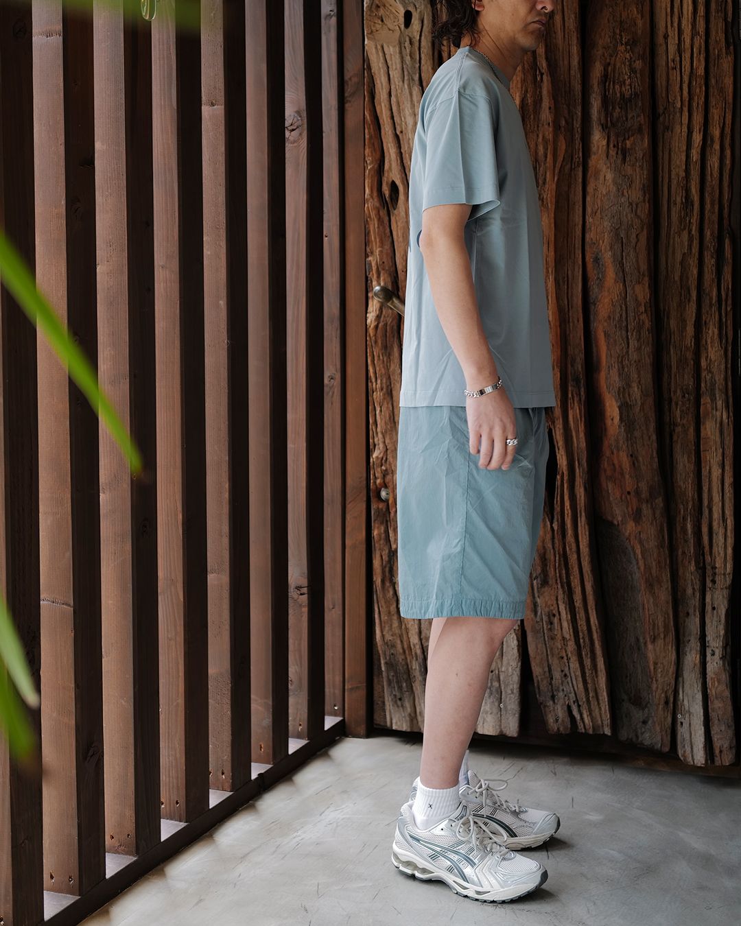 30/1 JERSEY SHORT SLEEVE LOGO T-SHIRT [BLUE]