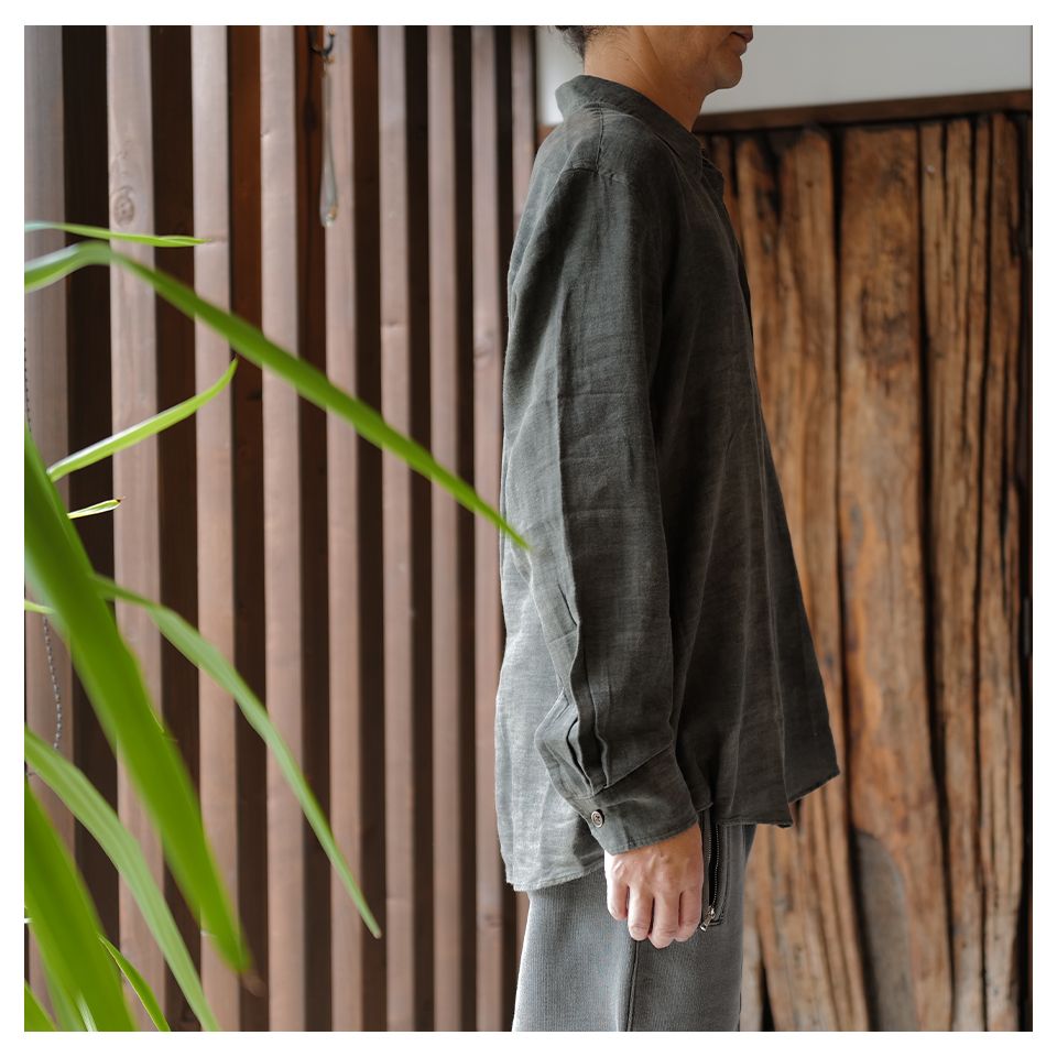 ABOVE SHIRT   Dark Cloud Sparse Cotton Wool