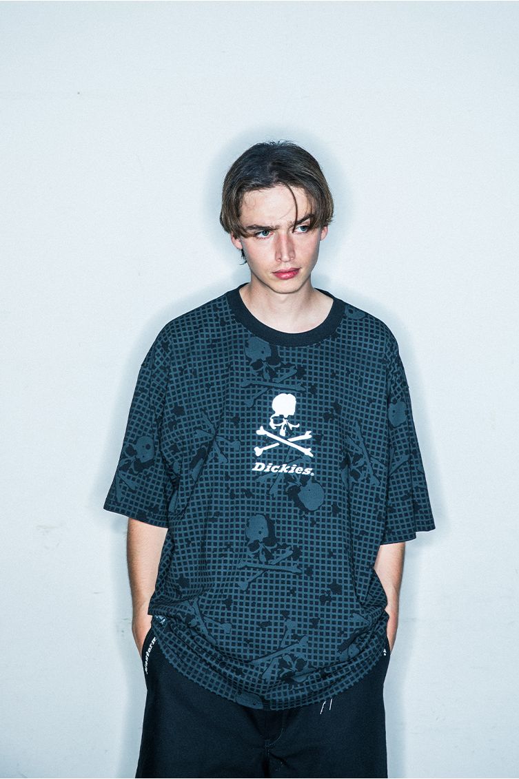 x Dickies NIGHT CAMO SS TEE Black