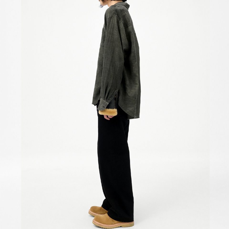 ABOVE SHIRT   Dark Cloud Sparse Cotton Wool