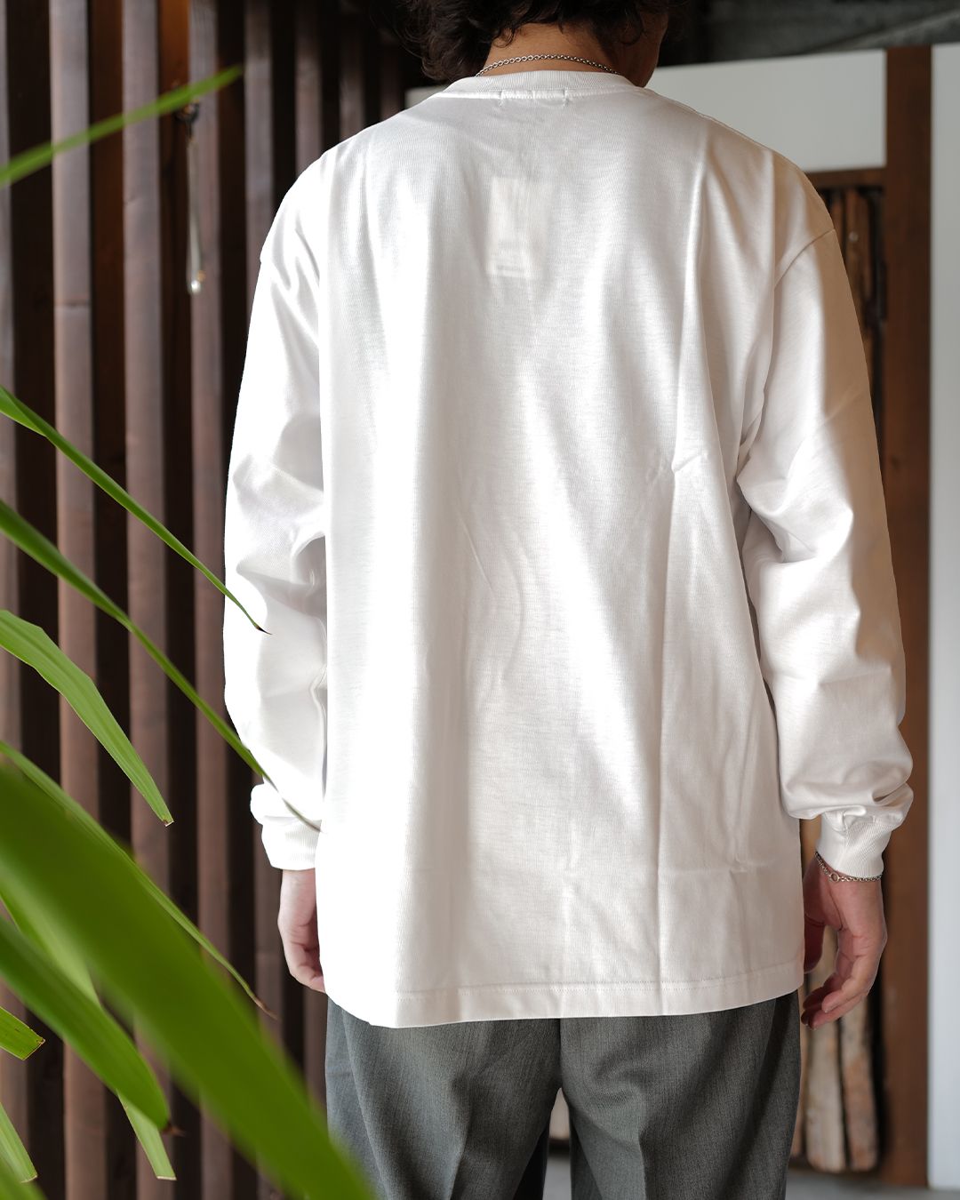 GX-A26-LT-03   LONG SLEEVE T-SHIRT   WHITE