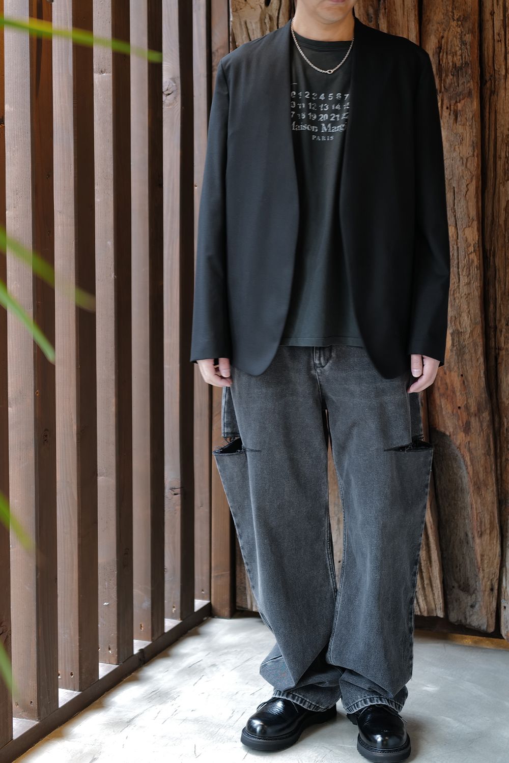 Maison Margiela - ノーカラージャケット Black | River