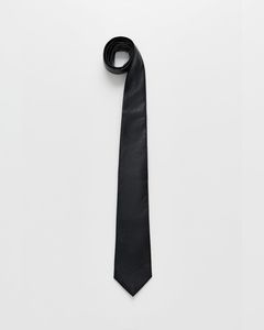 TIE   Black Real Fake Leather