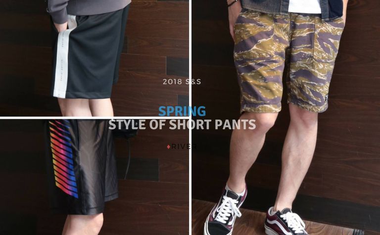 春のショートパンツスタイル