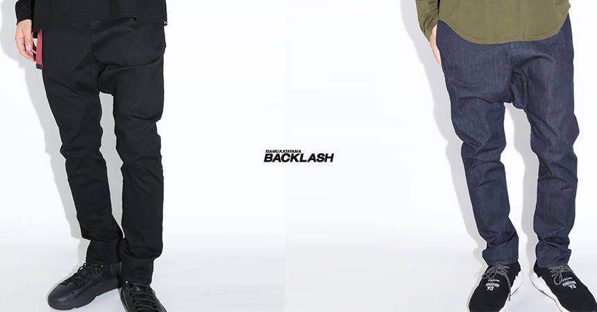 BACKLASH トルコデニム サルエルパンツ | River