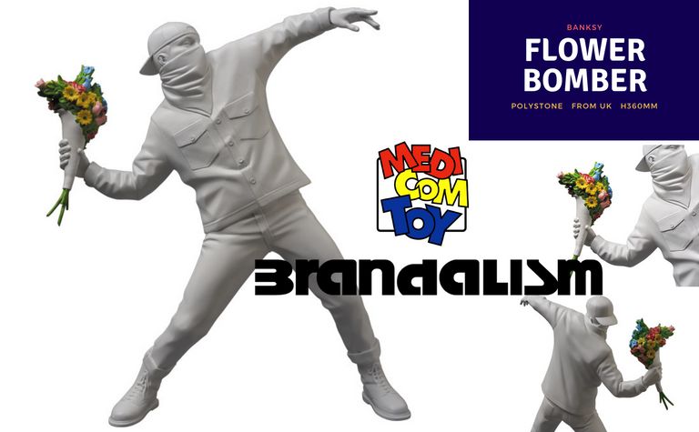 【Brandalism】 “FLOWER BOMBER” -フラワーボンバー- スタチュー