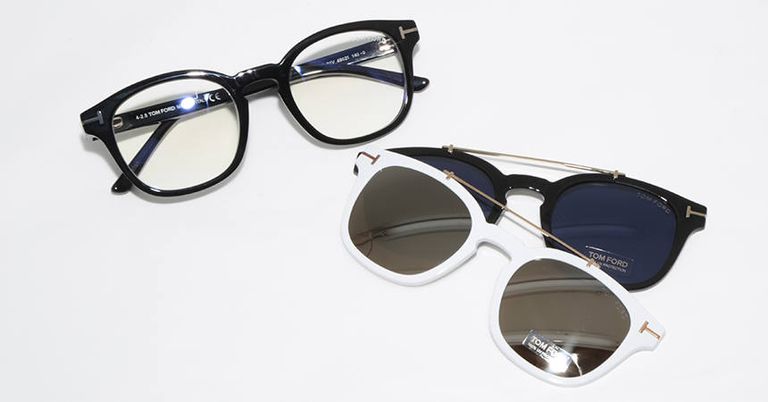 メガネからサングラスに一瞬で変身！ TOMFORDの画期的なクリップオンEYE WEAR