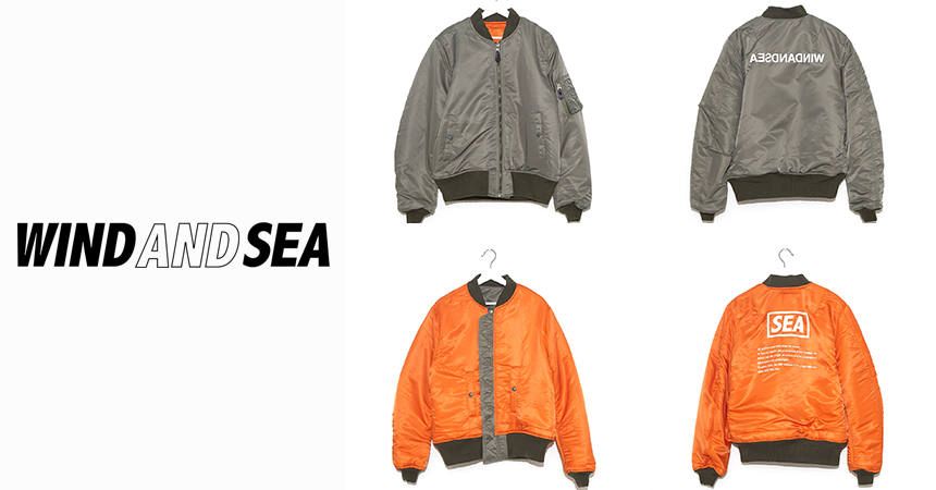 WIND AND SEA 1月4日（土）12:00発売 REVERSIBLE MA-1 | River