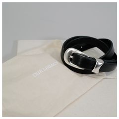 2 CM BELT Black Leather