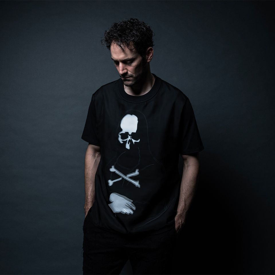 xTRIPPY ART  TEE MONALIZA  Black