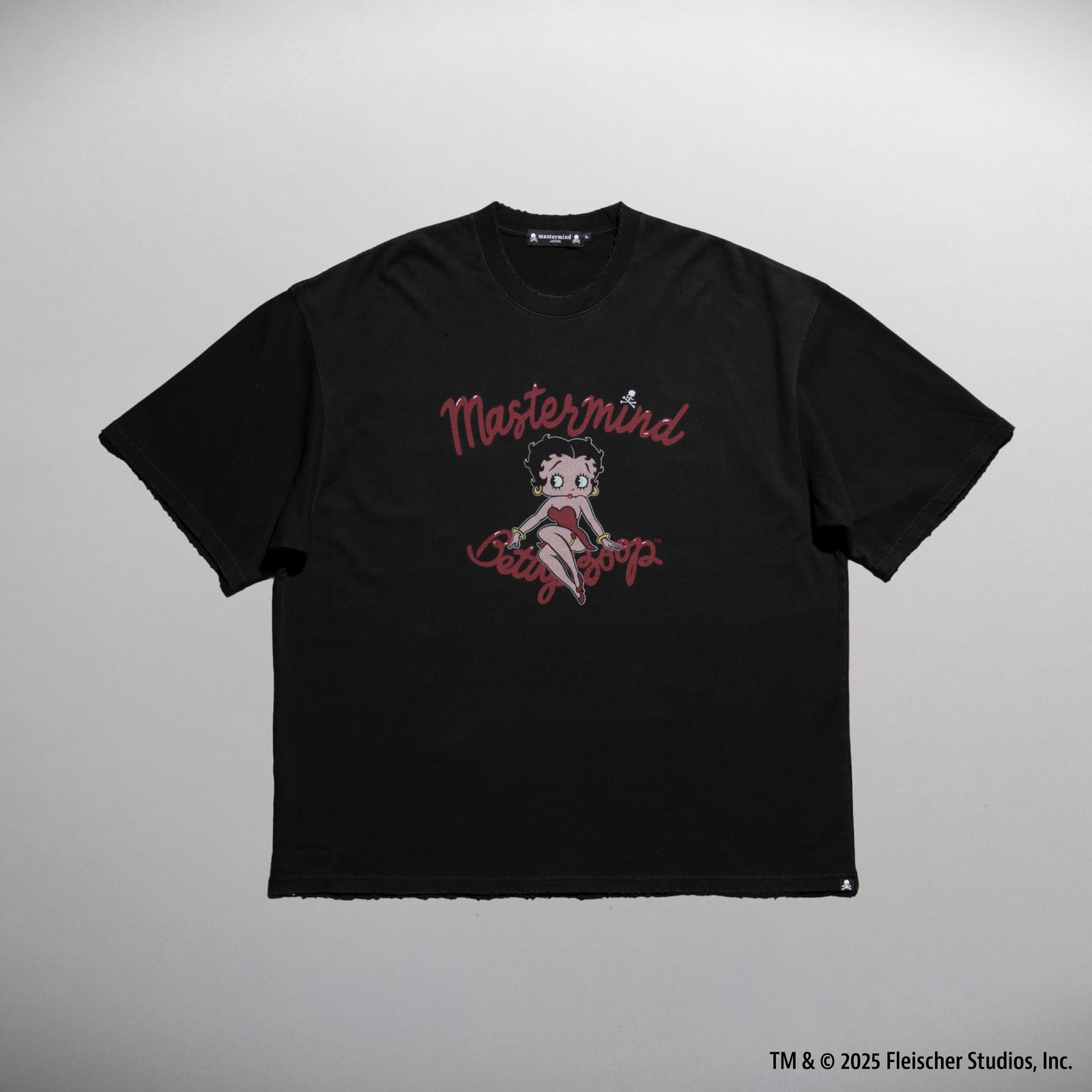 【MASTERMIND WORLD】 xBETTY BOOP S/S TEE ( DAMEGED ) MULTI COLOR <BOXY FIT>