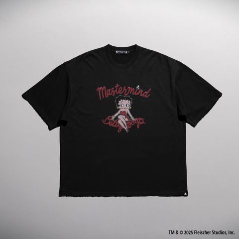 【MASTERMIND WORLD】 xBETTY BOOP S/S TEE ( DAMEGED ) MULTI COLOR <BOXY FIT>