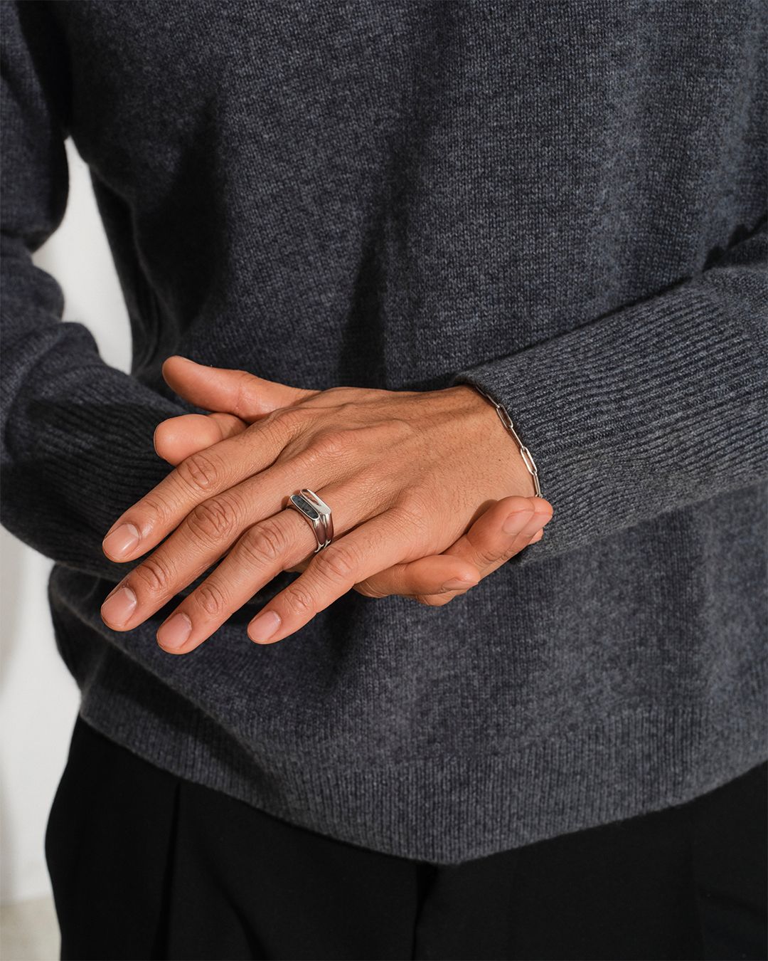 Mario Ring Larvikite / マリオ リング ラルビカイト