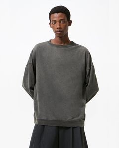 SLACK SWEATSHIRT  Washed Black Rogue Loopback