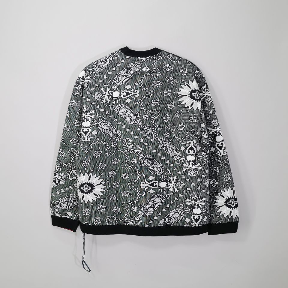 【MASTERMIND WORLD】 REVERSIBLE LS TEE  BLACK x RED