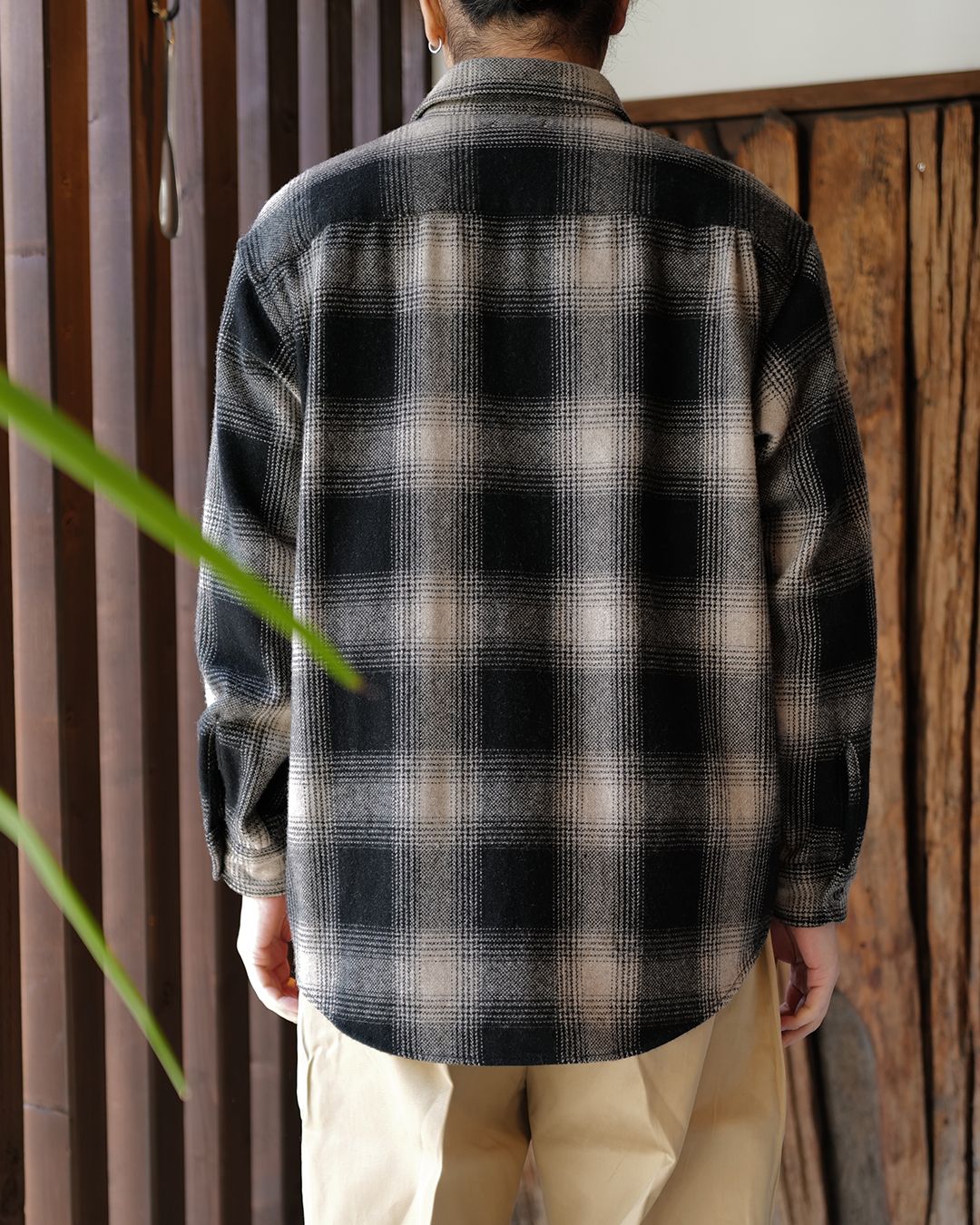 Wool Flannel Ombre Work SH