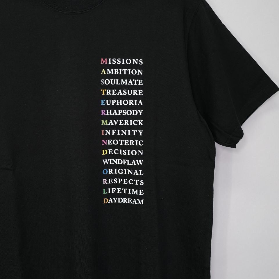 【MASTERMIND WORLD】 MASTERMIND WORLD COLLECTION SS TEE  BLACK