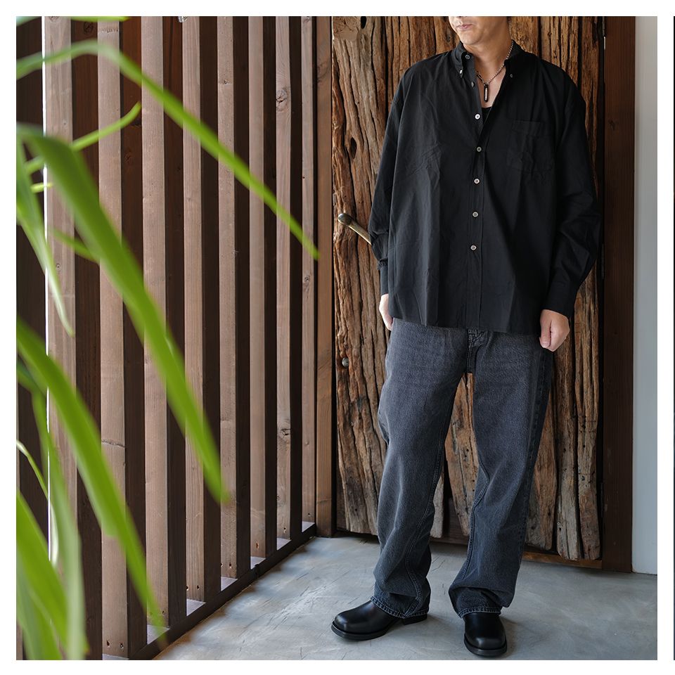OUR LEGACY - BORROWED BD SHIRT Black Voile | River