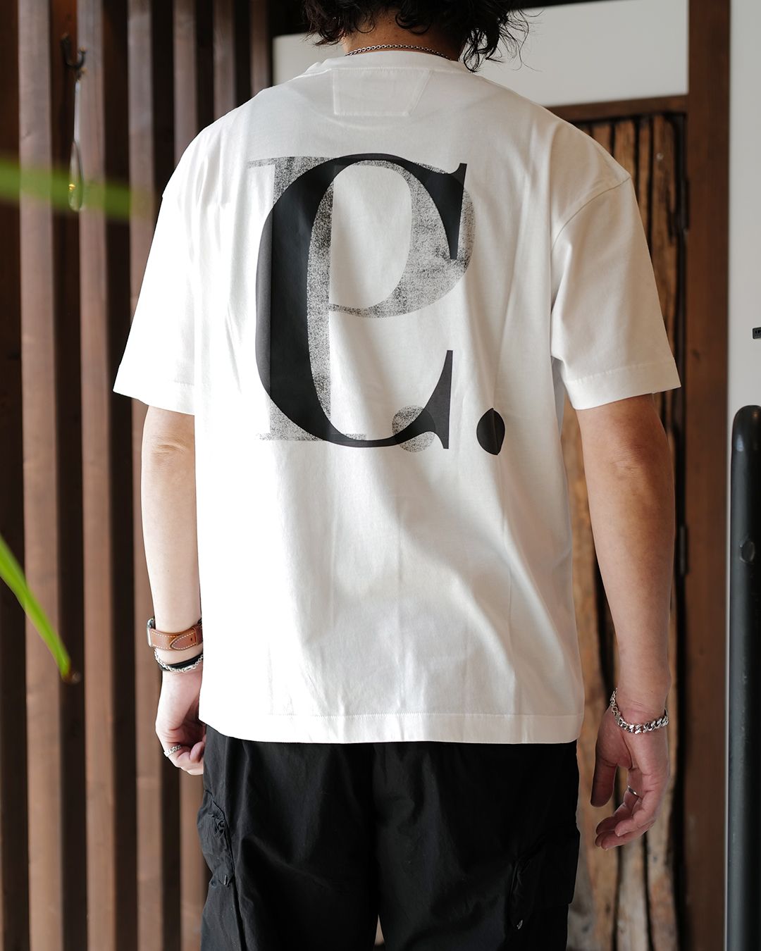 30/1 JERSEY SHORT SLEEVE LOGO T-SHIRT [WHITE]