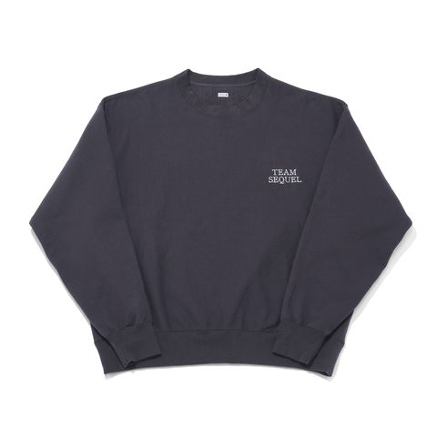 CREW NECK SWEAT VINTAGE Black