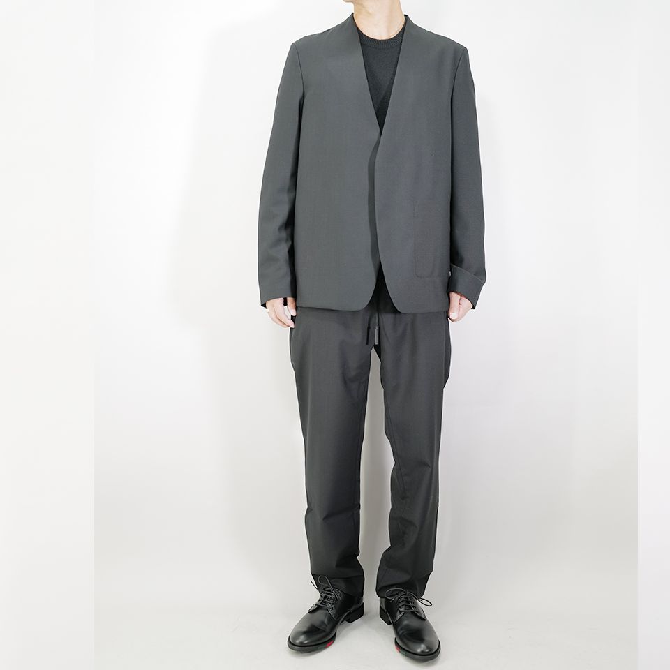 Maison Margiela - Drawstring Pants Two Ply Wool Black. | River