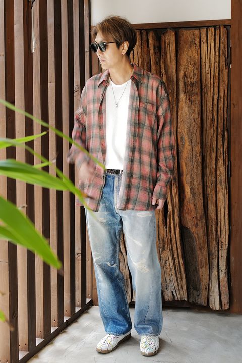 OURLEGACYのCHECKシャツSTYLEは夏におすすめ