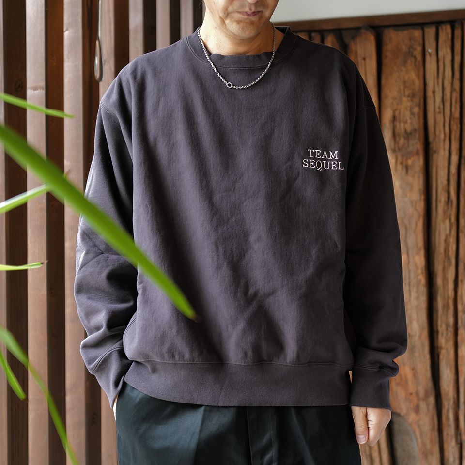 CREW NECK SWEAT VINTAGE Black