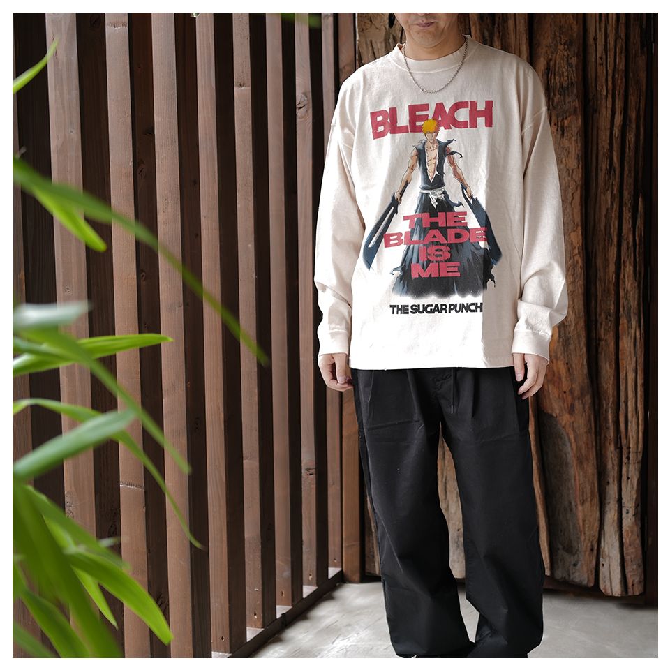 TBLM24AM002 BLEACH L/S T-Shirt (ICHIGO) White