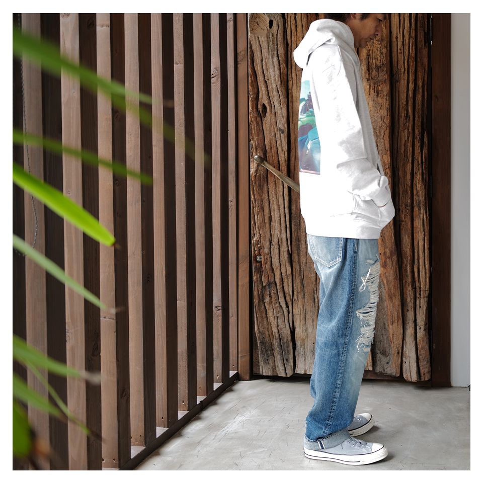 WIND AND SEA MINEDENIM PHOTO HOODIE S MINEDENIM - ×WDS Photo Hoodie (BLACK) / ウィンダンシー