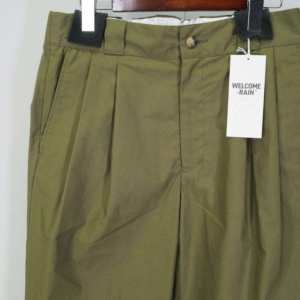 【Last1 Size2】Rubber Back Pants  OD.Green