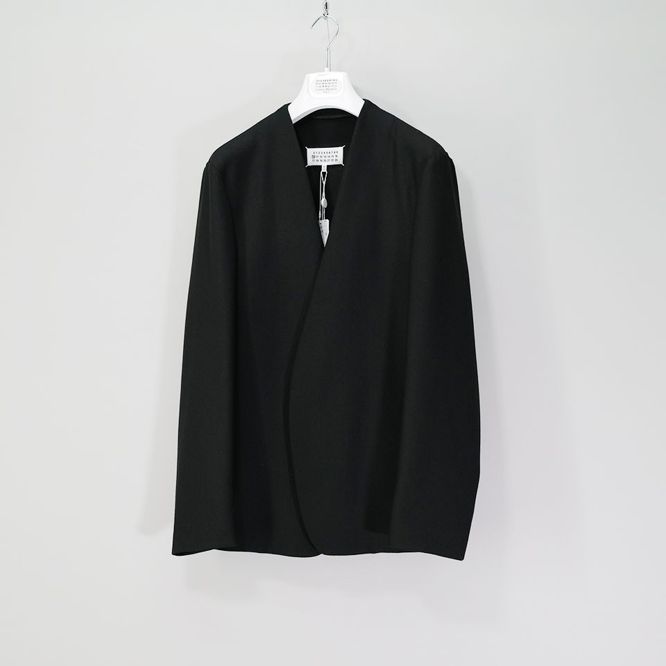 Maison Margiela - ノーカラー ブレザー Black | River