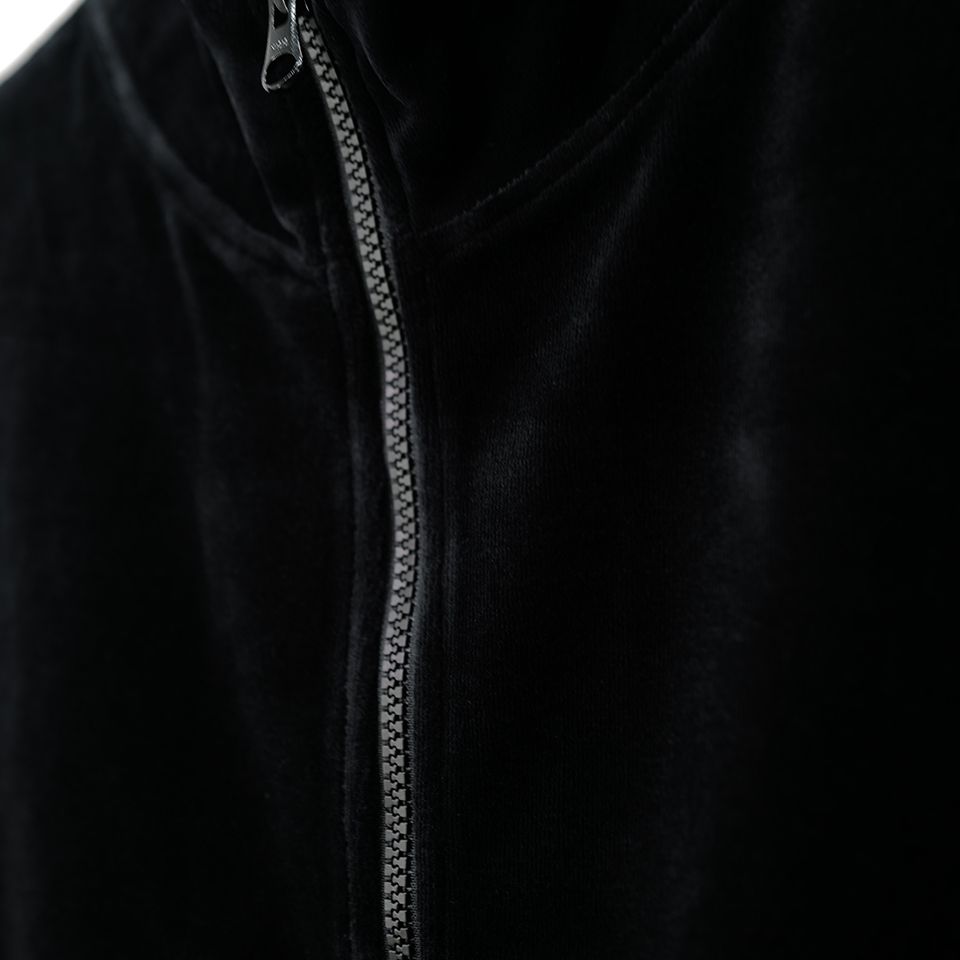【Last1 M】 【MASTERMIND WORLD】 VELOUR TRACK JACKET  BLACK