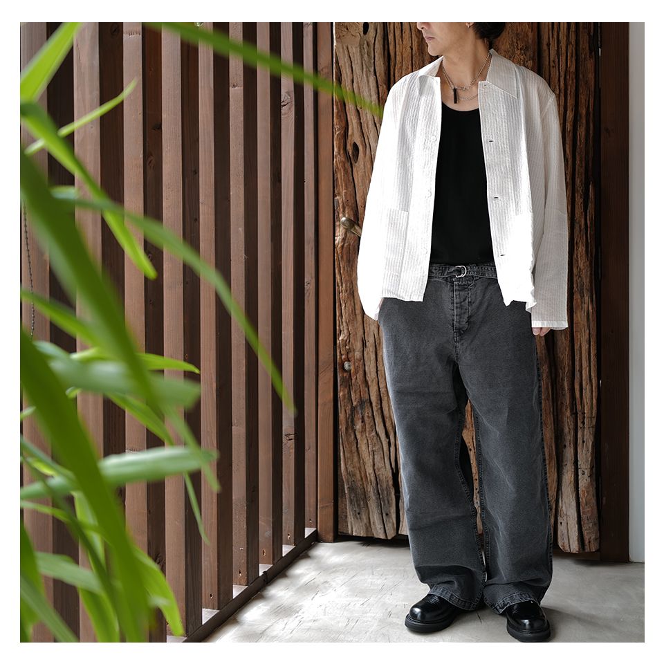 【LAST1 Size48】STERN CHINO   Black Enzyme Canvas