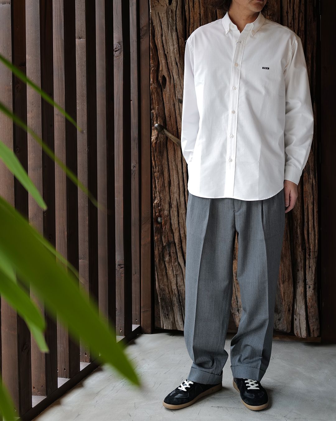 GX-S25-SH-01  B.D SHIRT   WHITE