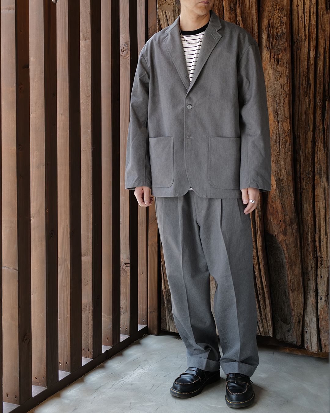 CHINO PANTS (TYPE-C) [GRAY]