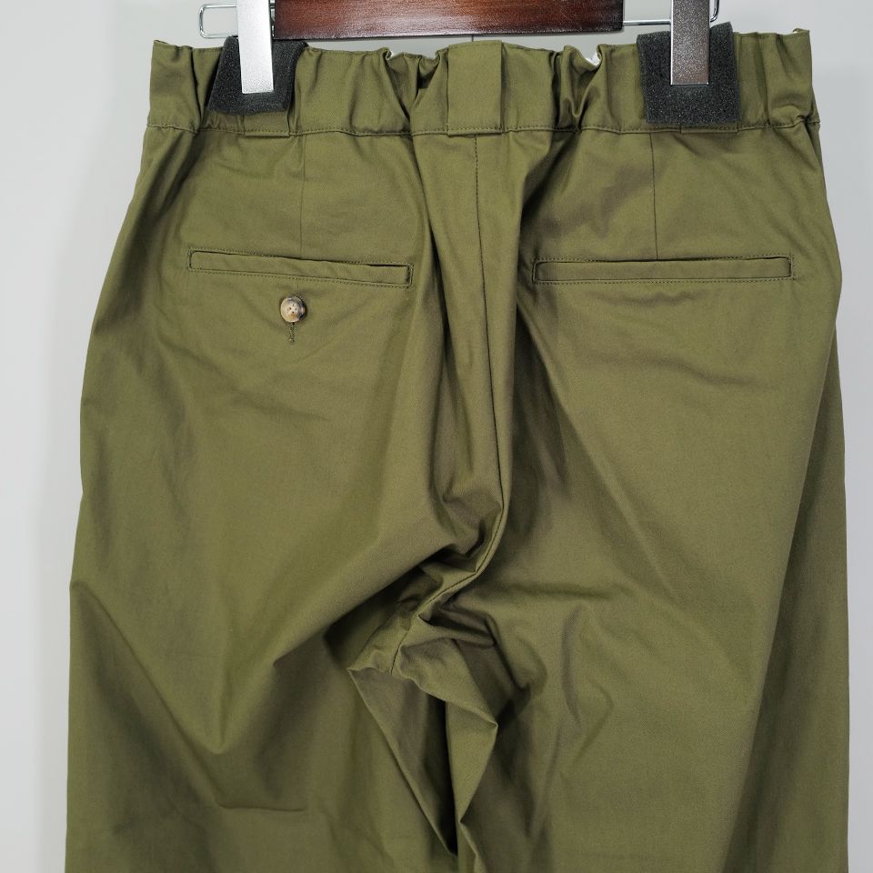 【Last1 Size2】Rubber Back Pants  OD.Green