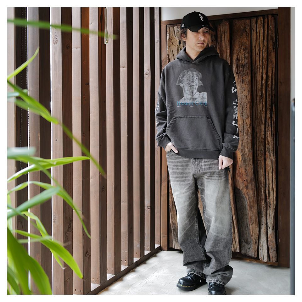 SCREAMER, hoodie   Vintage Black