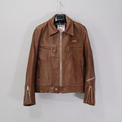 【Last1 40】Dominator -ドミネーター- 【Tight-Fit】   (RANCH SHEEP / 裏地:タータンチェック / ベージュジップ)Brown