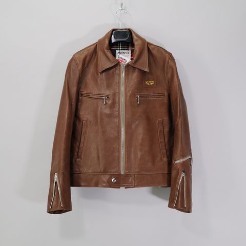 【Last1 40】Dominator -ドミネーター- 【Tight-Fit】   (RANCH SHEEP / 裏地:タータンチェック / ベージュジップ)Brown