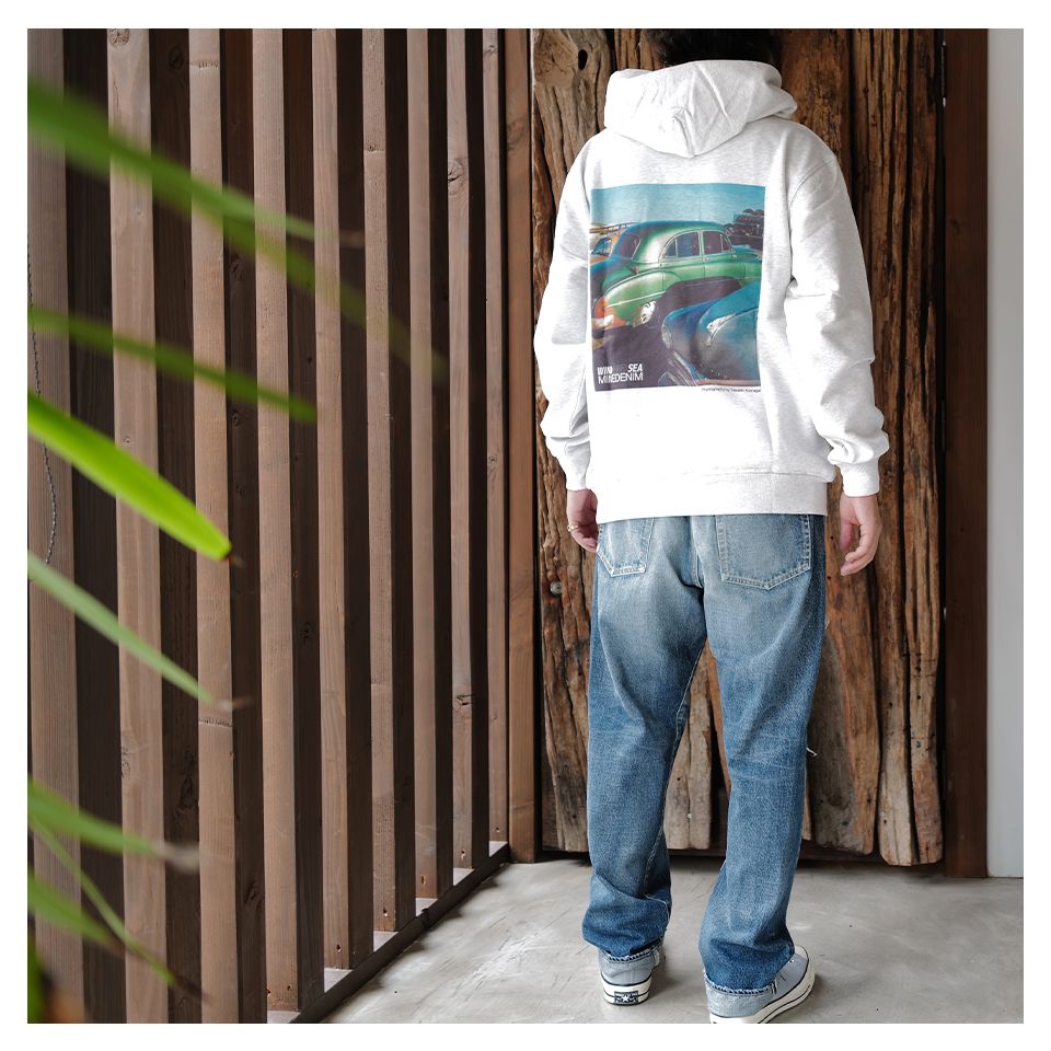 WIND AND SEA MINEDENIM PHOTO HOODIE S MINEDENIM - ×WDS Photo Hoodie (BLACK) / ウィンダンシー