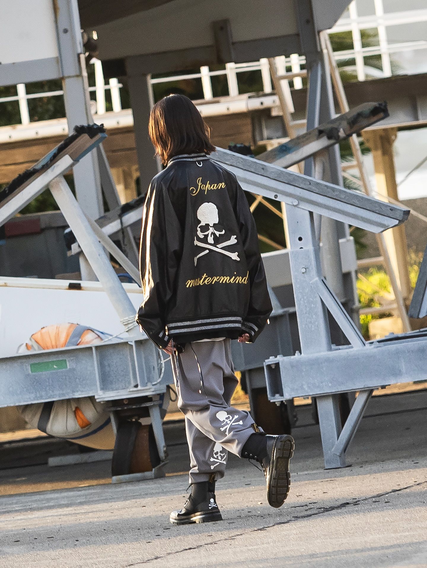 【mastermindJAPAN】 WIDE JERSEY TROUSERS  Gray